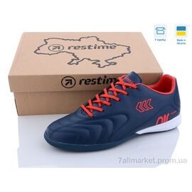 Футбольне взуття чоловічі Весна/осінь DM023221 navy-red (8 пар р.41-45) "Restime" недорого оптом від прямого постачальника