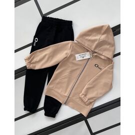Костюм дитячий спортивний на дівчинку 8774 beige р.98-116 "iBamBino" недорого оптом від прямого постачальника
