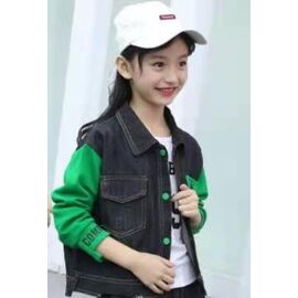 Куртка дитяча демісезонна на дівчинку 8781 black р.110-160 "iBamBino" недорого оптом від прямого постачальника