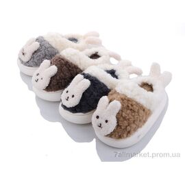 Тапки дитячі домашні Весна/осінь Тапки дит F26 mix (12 пар р.24-35) "Progress" недорого оптом від прямого постачальника