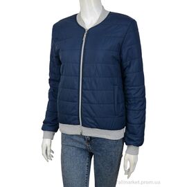 Куртка жіноча Весна/осінь БО-2 blue (03961) (3 шт. р.сітка48-52) "Obuvok" недорого оптом від прямого постачальника