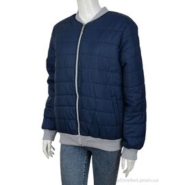 Фотография Куртка женская Весна/осень БО-3 полоски blue (00930) (4 шт. р.сетка 42-48) "Obuvok" недорого оптом от прямого поставщика