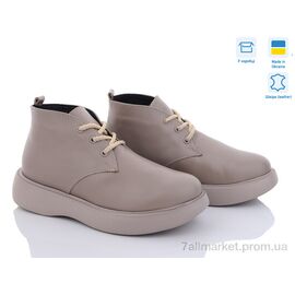 Черевики жіночі стильні Весна/осінь 7001-X3 шкіра (6 пар р.36-40) "A.N.I.One" недорого оптом від прямого постачальника