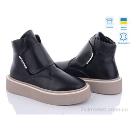 Черевики жіночі стильні Весна/осінь 7060-39 черн. (6 пар р.36-40) "A.N.I.One" недорого оптом від прямого постачальника