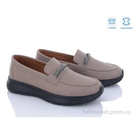 Туфлі жіночі стильні Весна/осінь 2325 капучино (8 пар р.36-40) "Mona Lisa" недорого оптом від прямого постачальника