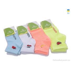 Фотография Носочки для детей Весна/осень 344 (07166) mix (12 шт. р.сетка 26-35) "Obuvok" недорого оптом от прямого поставщика