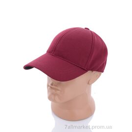 Кепка для чоловіків Весна/осінь Кепка трикотаж бордовий (3 шт. р.сіткаOne size) "VIOLA" недорого оптом від прямого постачальника