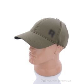 Кепка для чоловіків Весна/осінь Кепка трикотаж з вишивкою хакі (3 шт. р.сіткаOne size) "VIOLA" недорого оптом від прямого постачальника