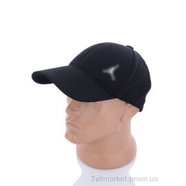 Кепка для чоловіків Весна/осінь Кепка трикотаж з вишивкою чорний (3 шт. р.сіткаOne size) "VIOLA" недорого оптом від прямого постачальника