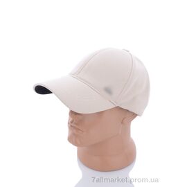 Фотография Кепка для мужчин Весна/осень Кепка трикотаж з залізкою бежевий (3 шт. р.сетка One size) "VIOLA" недорого оптом от прямого поставщика