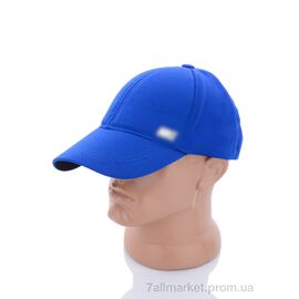 Фотография Кепка для мужчин Весна/осень Кепка трикотаж з залізкою синій (3 шт. р.сетка One size) "VIOLA" недорого оптом от прямого поставщика