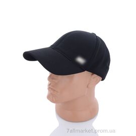 Фотография Кепка для мужчин Весна/осень Кепка трикотаж з залізкою чорний (3 шт. р.сетка One size) "VIOLA" недорого оптом от прямого поставщика