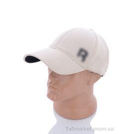 Кепка для чоловіків Весна/осінь Кепка трикотаж з накатом бежевий (3 шт. р.сіткаOne size) "VIOLA" недорого оптом від прямого постачальника