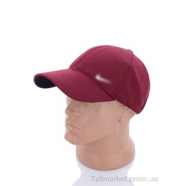 Кепка для чоловіків Весна/осінь Кепка трикотаж з накатом бордовий (3 шт. р.сіткаOne size) "VIOLA" недорого оптом від прямого постачальника