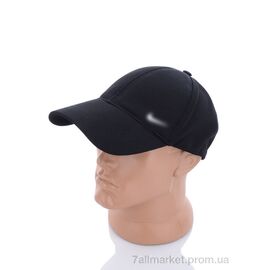 Кепка для чоловіків Весна/осінь Кепка трикотаж з накатом чорний (3 шт. р.сіткаOne size) "VIOLA" недорого оптом від прямого постачальника