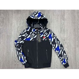 Фотография Куртка детская демисезонная на мальчика 7707 black-blue р.8-16 "iBamBino" недорого оптом от прямого поставщика