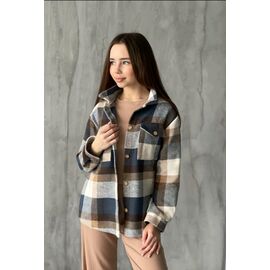 Сорочка дитяча на дівчинку 8753 brown р.128-164 "iBamBino" недорого оптом від прямого постачальника