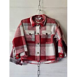 Сорочка дитяча на дівчинку 8757 red р.104-122 "iBamBino" недорого оптом від прямого постачальника