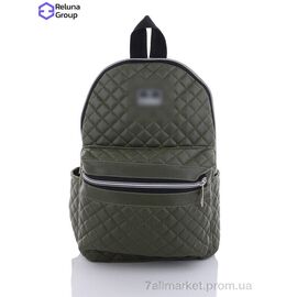 Рюкзак жіночий NQ001-1 green 33*24*12 см, "Reluna Group" недорого оптом від прямого постачальника