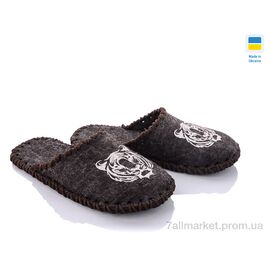 Тапки чоловічі домашні Весна/осінь 362M коричневый (9 пар р.40-45) "Active" недорого оптом від прямого постачальника