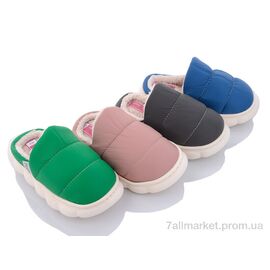 Фотография Тапки детские домашние Весна/осень A615 mix (12 пар р.30-35) "Deshman" недорого оптом от прямого поставщика