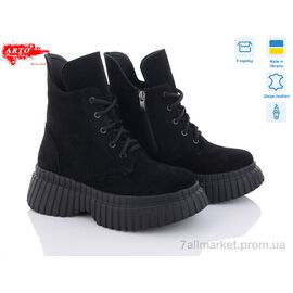 Черевики жіночі стильні Весна/осінь 6116 ч. з. демі (6 пар р.36-40) "ARTO" недорого оптом від прямого постачальника