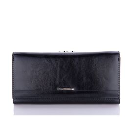 Фотография Кошелёк женский T8200-004 black р.18*9*3 "Trendshop" недорого оптом от прямого поставщика