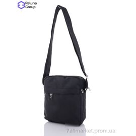 Сумка чоловіча DN002-5 black 22*17*6 см, "Reluna Group" недорого оптом від прямого постачальника