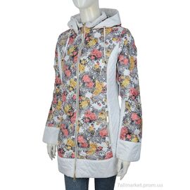 Куртка жіноча Весна/осінь 997 white (07613) (5 шт. р.сіткаS-2XL) "Obuvok" недорого оптом від прямого постачальника
