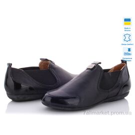 Туфлі жіночі стильні Весна/осінь AE357 крос. кожа+лак ч (4 пар р.36-38) "A.Dama" недорого оптом від прямого постачальника