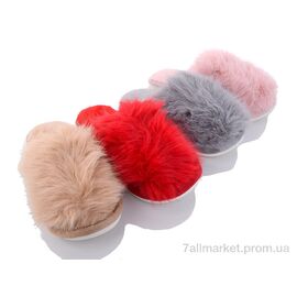 Тапки жіночі для будинку Весна/осінь B17 mix (12 пар р.36-41) "Deshman" недорого оптом від прямого постачальника