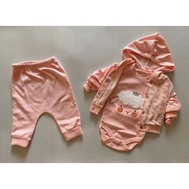 Фотография Костюм детский на девочку 5803 peach р.0.6-0.9 "BURATINO" недорого оптом от прямого поставщика