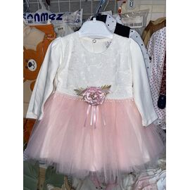 Плаття дитяче на дівчинку 5833 white р.74-86 "BURATINO" недорого оптом від прямого постачальника