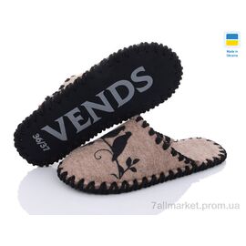 Фотография Тапки женские для дома Весна/осень 295W бежевий (9 пар р.36-41) "Active" недорого оптом от прямого поставщика