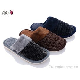 Тапки чоловічі домашні Весна/осінь L10 mix (12 пар р.40-45) "Aba" недорого оптом від прямого постачальника