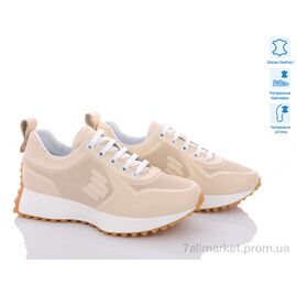 Кросівки жіночі модні Весна/осінь 447 bej (8 пар р.36-40) "Tizianna" недорого оптом від прямого постачальника