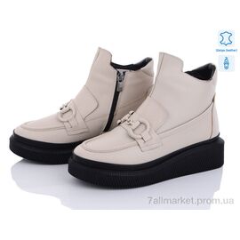 Черевики жіночі стильні Весна/осінь 149240308 beige (8 пар р.36-41) "Tizianna" недорого оптом від прямого постачальника