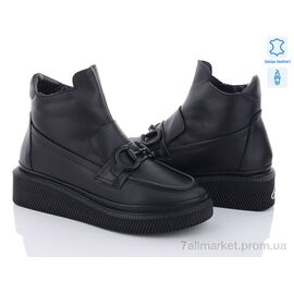 Черевики жіночі стильні Весна/осінь 149240308 black к (8 пар р.37-40) "Tizianna" недорого оптом від прямого постачальника