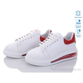 Кросівки жіночі модні Весна/осінь 10822088 red батал (8 пар р.42-44) "Tizianna" недорого оптом від прямого постачальника