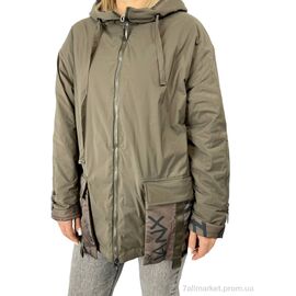 Фотография Куртка женская Весна/осень 22975 хаки (6 шт. р.сетка 48-58) "Kram" недорого оптом от прямого поставщика