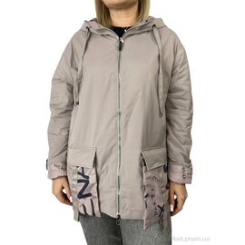 Фотография Куртка женская Весна/осень 22975 бежевий (6 шт. р.сетка 48-58) "Kram" недорого оптом от прямого поставщика