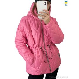 Фотография Куртка женская Весна/осень 35.1284 рожевий (4 шт. р.сетка 42-48) "Kram" недорого оптом от прямого поставщика