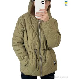 Фотография Куртка женская Весна/осень 35.1284 оливка (4 шт. р.сетка 42-48) "Kram" недорого оптом от прямого поставщика