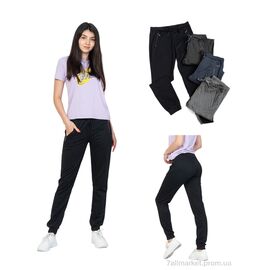 Фотография Спортивные брюки женские Весна/осень 526 mix (6 шт. р.сетка M-3XL) "Massmag" недорого оптом от прямого поставщика