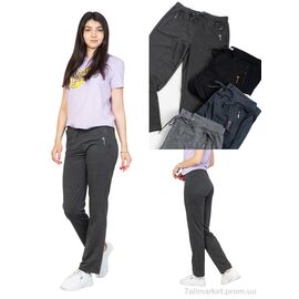 Фотография Спортивные брюки женские Весна/осень 514 mix (6 шт. р.сетка M-4XL) "Massmag" недорого оптом от прямого поставщика