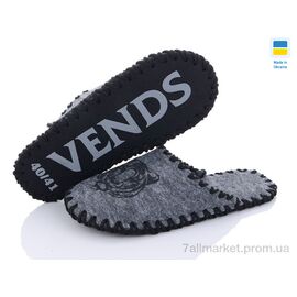 Тапки чоловічі домашні Весна/осінь 362 сірий (9 пар р.40-45) "Active" недорого оптом від прямого постачальника
