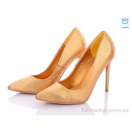 Туфлі жіночі стильні Весна/осінь 46-NF52 gold (6 пар р.36-41) "STAR" недорого оптом від прямого постачальника