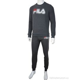 Фотография Спортивный костюм мужской Весна/осень 02933 d.grey (5 шт. р.сетка S-2XL) "Obuvok" недорого оптом от прямого поставщика