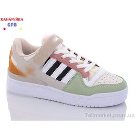 Фотография Кроссовки детские модные Весна/осень A20-13 (8 пар р.32-39) "GFB-Канарейка" недорого оптом от прямого поставщика