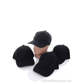 Кепка для чоловіків Весна/осінь Бейсболка кашемір з вишивкою чорний mix (5 шт. р.сіткаOne size) "VIOLA" недорого оптом від прямого постачальника